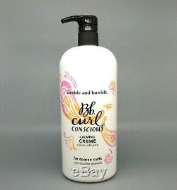 Bumble and Bumble Curl Conscious Calming Creme For Course Curls 33.8oz NEW