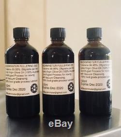 C60 Buckminsterfullerene Olive Oil 3 x 100ml bottles 100% Australian Organic