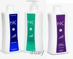 CIRUGIA CAPILAR CON KERATINA NK PROFESSIONAL CARE PASOS 1 2 y 3 450ML