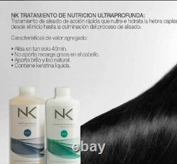 CIRUGIA CAPILAR CON KERATINA NK PROFESSIONAL CARE PASOS 1 2 y 3 450ML