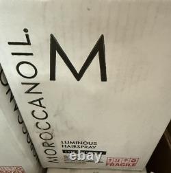 Case Of 12 Cans MoroccanOil Luminous Hairspray STRONG Hold 10 oz Each Can