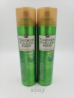 Cell-U-Plex Thicker Fuller Hair Weightless Volumizing Hairspray 8 Oz Lot of 2