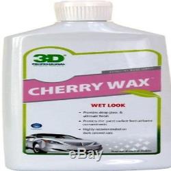 Cherry Wax Wet Look 16 Oz 3D Auto Detailing Products New