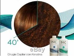 Cirugía Capilar Con Keratina Nk Professional Care Pasos 1y2 450ml