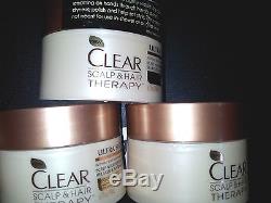 Clear Scalp & Hair Ultra Shea Intensive Scalp Nourishment Balm 3 jars 6.7 fl oz