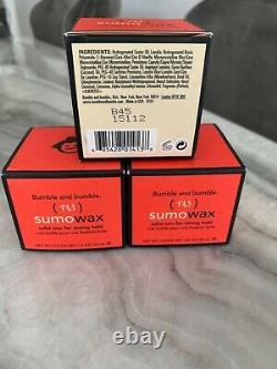 Clearance SALE! 3x Items of Bumble And Bumble Sumo Wax (1.8oz each) Boxes
