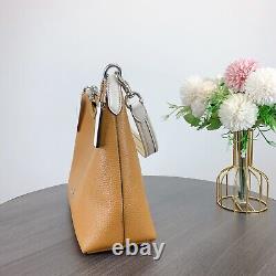 Coach CT850 Laurel Shoulder Bag In Colorblock IN Light Saddle Multi