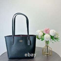 Coach CT859 Small City Tote Bag IN BLACK