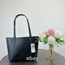 Coach CT859 Small City Tote Bag IN BLACK