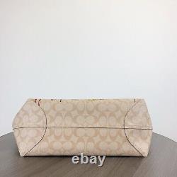 Coach CU392 Coach X Observed By Us City Tote Bag In Signature Canvas IN Light Kh