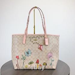 Coach CU392 Coach X Observed By Us City Tote Bag In Signature Canvas IN Light Kh