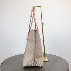 Coach CU392 Coach X Observed By Us City Tote Bag In Signature Canvas IN Light Kh