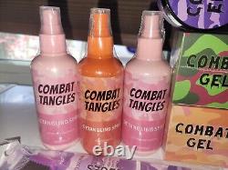 Combat Hair gel minis & detangle spray bundle with SWAG