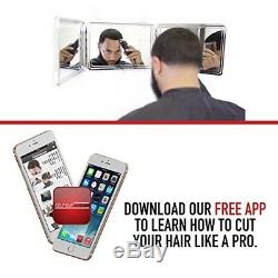 Cut You Own Hair 3 Way Mirrored LED Lighted System