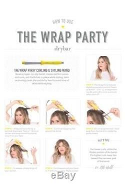 Drybar The Most Wonderful Waves Kit Wrap Party Curling Styling Wand Iron