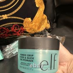 E. L. F. Power Grip Gel Pomade 8 oz + Slick Styler Stick, Powerful Hold NEW RARE