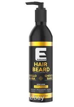 Elegance Hair & Beard Hydrating Oil 100ml / 3.38oz (12 Pack)