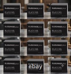 Elegance Plus Black Gel 100ml Cover Grey White Hair Instant Touch Up 12 Pack