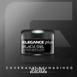 Elegance Plus Black Gel 100ml Cover Grey White Hair Instant Touch Up 12 Pack