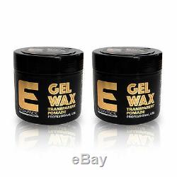 Elegance Transparent Pomade Gel Wax 8.4OZ/250ML Factory Sealed TWIN PACK (2PCS)