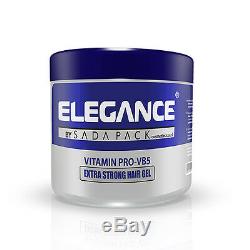 Elegance Vitamin PRO-VB5 Extra Strong Hair Gel 35oz/1000ml Factory Sealed