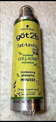 Fat-tastic Instant Collagen Infusion Mousse for Thicker Hair 8.5 oz 2 Pack