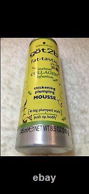Fat-tastic Instant Collagen Infusion Mousse for Thicker Hair 8.5 oz 2 Pack
