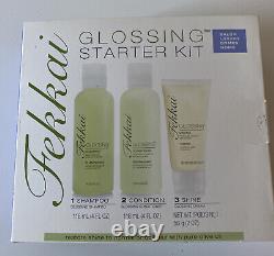 Fekkai Glossing Styling Creme Cream 2 oz Kit Shampoo Conditioner Discontinued