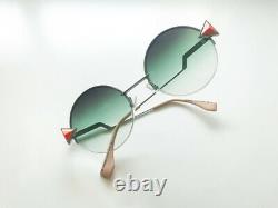 Fendi Sunglasses FF 0243/S VGVQC 51 SILVER GREEN VIOLET Gradient Eyewear ACA0012
