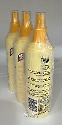 Final Net Hairspray Pump Extra Hold Unscented All Day Hold 12 0z (New Lot Of 3)