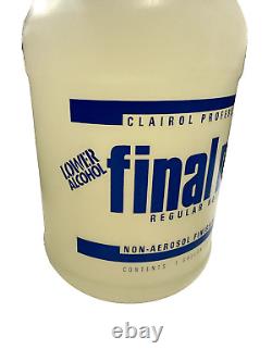 Final Net REGULAR HOLD Non-Aerosol Finishing Spray Lower Alcohol 1 Gallon/128 OZ