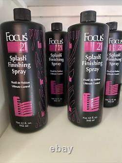 Focus 21 Splash Finishing Spray Ultimate Control Refill (32oz ea) 4 Bottle Set