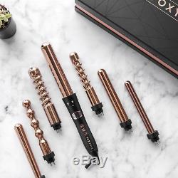 FoxyBae 7in1 Curling Wand Rose Gold (Retail Value $299)