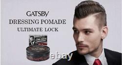 GATSBY Hair Dressing Pomade ULTIMATE LOCK Comb-Back Firm & Tight Look 80g x 10