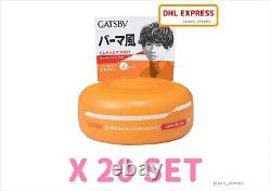 GATSBY MOVING RUBBER LOOSE SHUFFLE HAIR WAX 80g SET MANDOM JAPAN