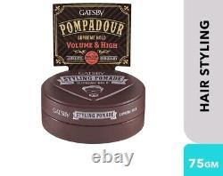 GATSBY Styling Pomade Supreme Hold Volume & High Pompadour Hairstyle- DHL Expr