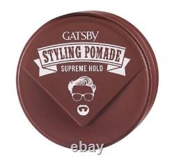 GATSBY Styling Pomade Supreme Hold Volume & High Pompadour Hairstyle- DHL Expr