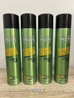 Garnier Fructis Flexible Control Hairspray Strong Hold Level 2 8.25 oz, 4 Pack