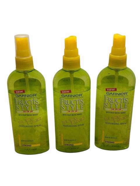 Garnier Fructis Rare Surf Hair Style Texture Spray Matte Effect Strong New 3 Lot
