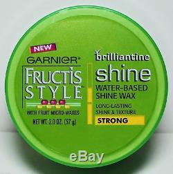 Garnier Fructis Style Brilliantine Shine Water Based Shine Wax STRONG Texture