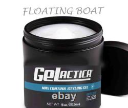 Gelactica Hair Gel for Men Water Based Organic 18 Oz each, 2 jars