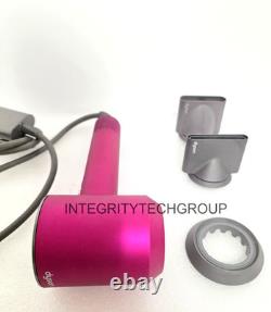 Genuine Dyson Supersonic Hair Dryer with 3 Styling Attachments Colors USED