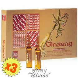 Ginseng Lotion Active BES Box 3 X 12x10ml Treatment Intensive Against Fall