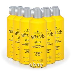 Got2B Glued Blasting Freeze Hairspray Aero, 72 Ounce, Pack of 6
