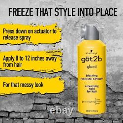 Got2B Glued Blasting Freeze Hairspray Aero, 72 Ounce, Pack of 6