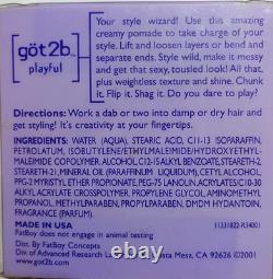 Got2b Me PLAYFUL Styling texturizing creme Pomade Gel Spikes Mo Hawks chunky HTF