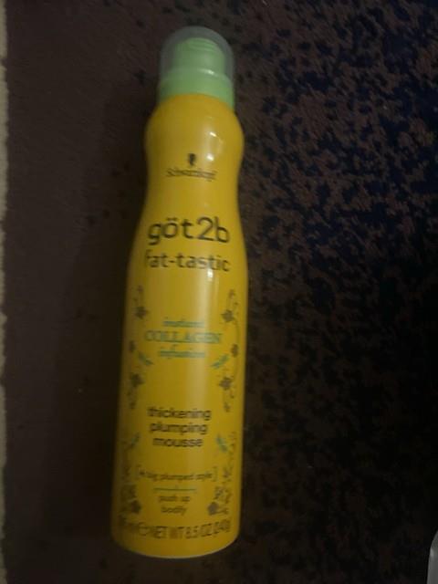 Got2b Schwarzkopf Fat-tastic Instant Collagen Thickening Plumping Mousse 8.5 Oz