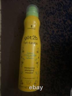 Got2b Schwarzkopf Fat-Tastic Instant Collagen Thickening Plumping Mousse 8.5 oz