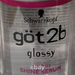 Got 2 b Glossy Shine Serum 4 Bottles DISCONTINUED 4.2oz Anti Frizz Schwarzkopf
