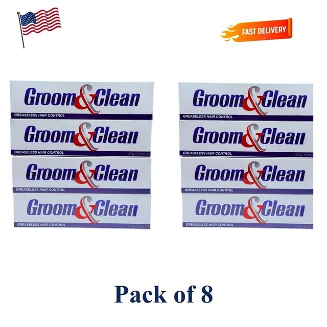 Groom & Clean Greaseless Hair Control 4.50 Oz (pack Of 8)